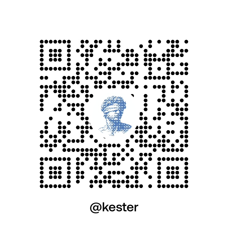 QR contact card